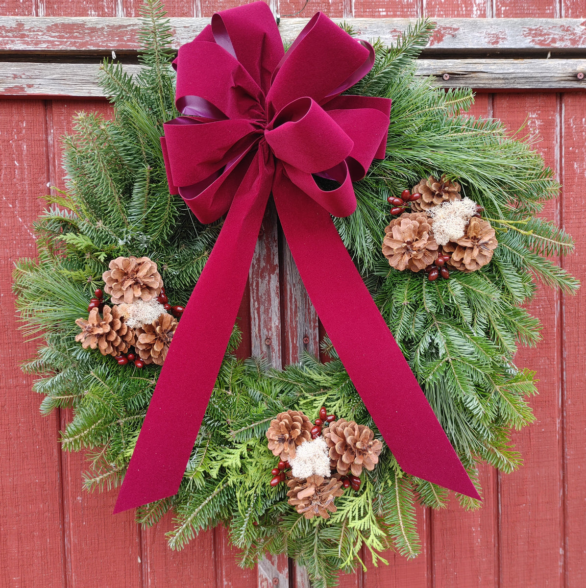 Victorian Maine Christmas Wreath Pam's Maine Wreaths