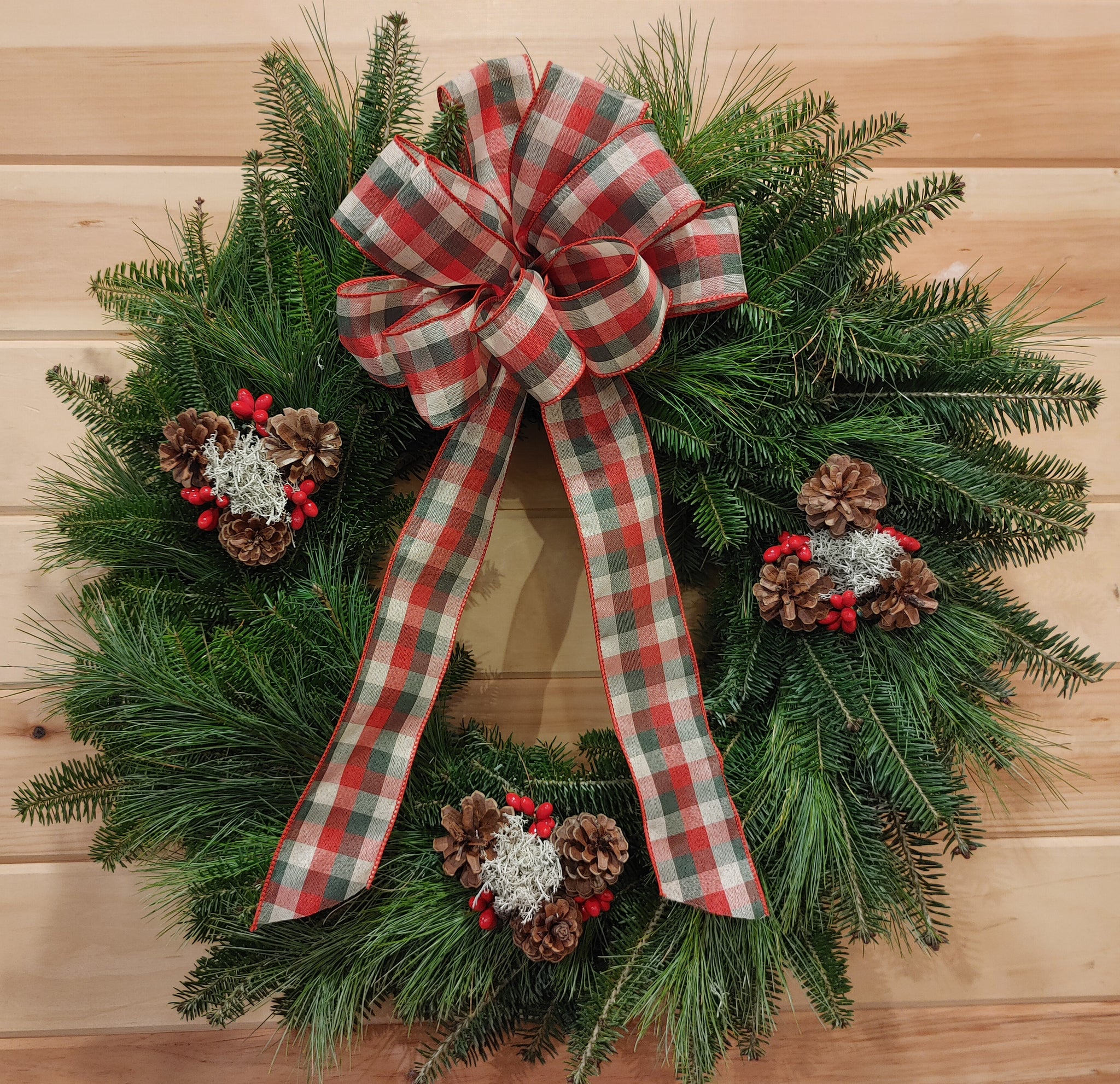Country Maine Christmas Wreath