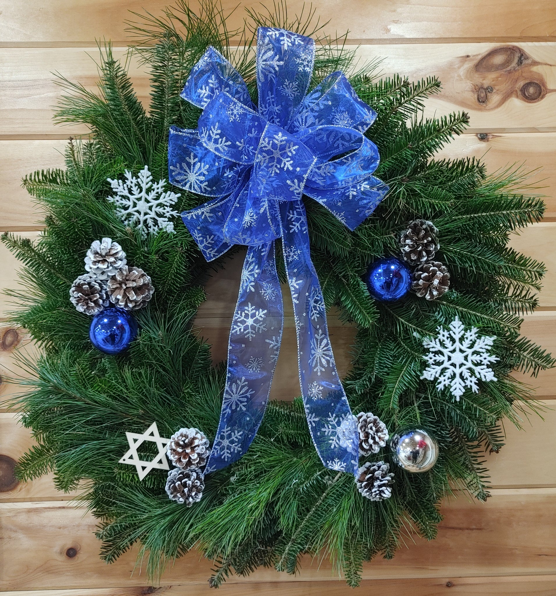 Pam's Hanukkah Wreath