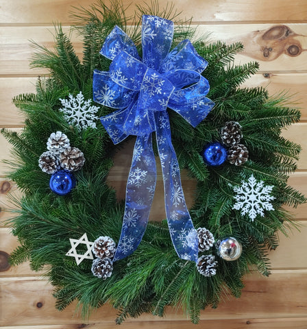 Pam's Hanukkah Wreath