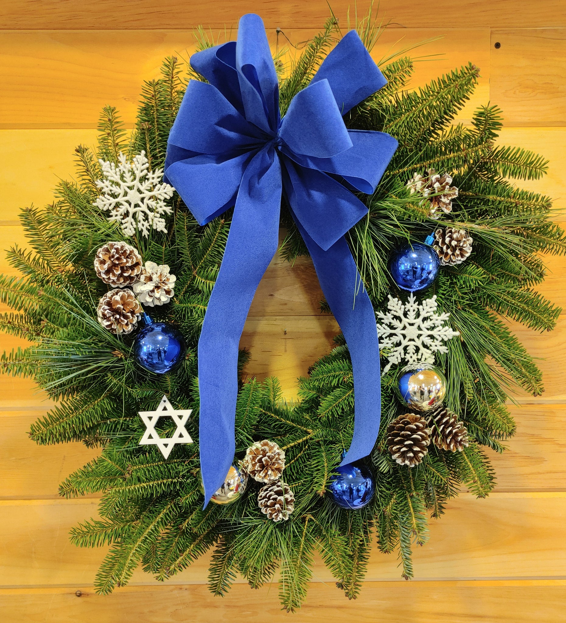 Pam's Hanukkah Wreath