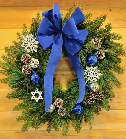 Pam's Hanukkah Wreath
