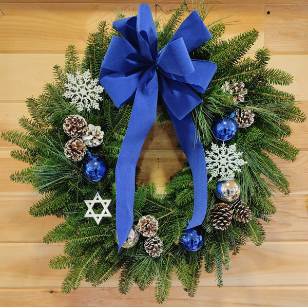 Pam's Hanukkah Wreath