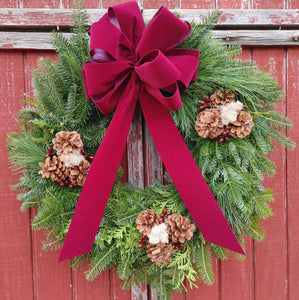 Victorian Maine Christmas Wreath