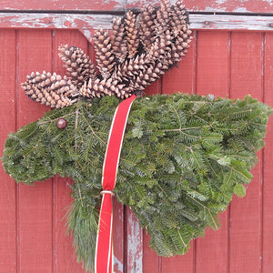 Pam's Moose Head Wreath